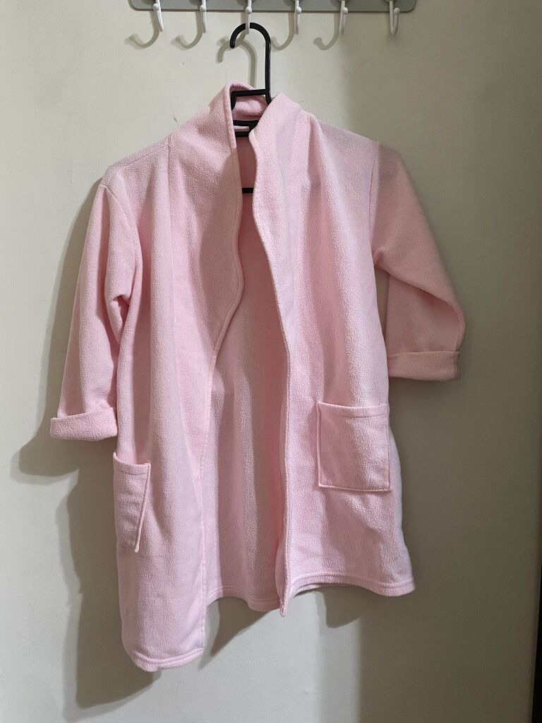 幼兒 兒童 浴袍 睡袍 粉紅色 /狀態良好