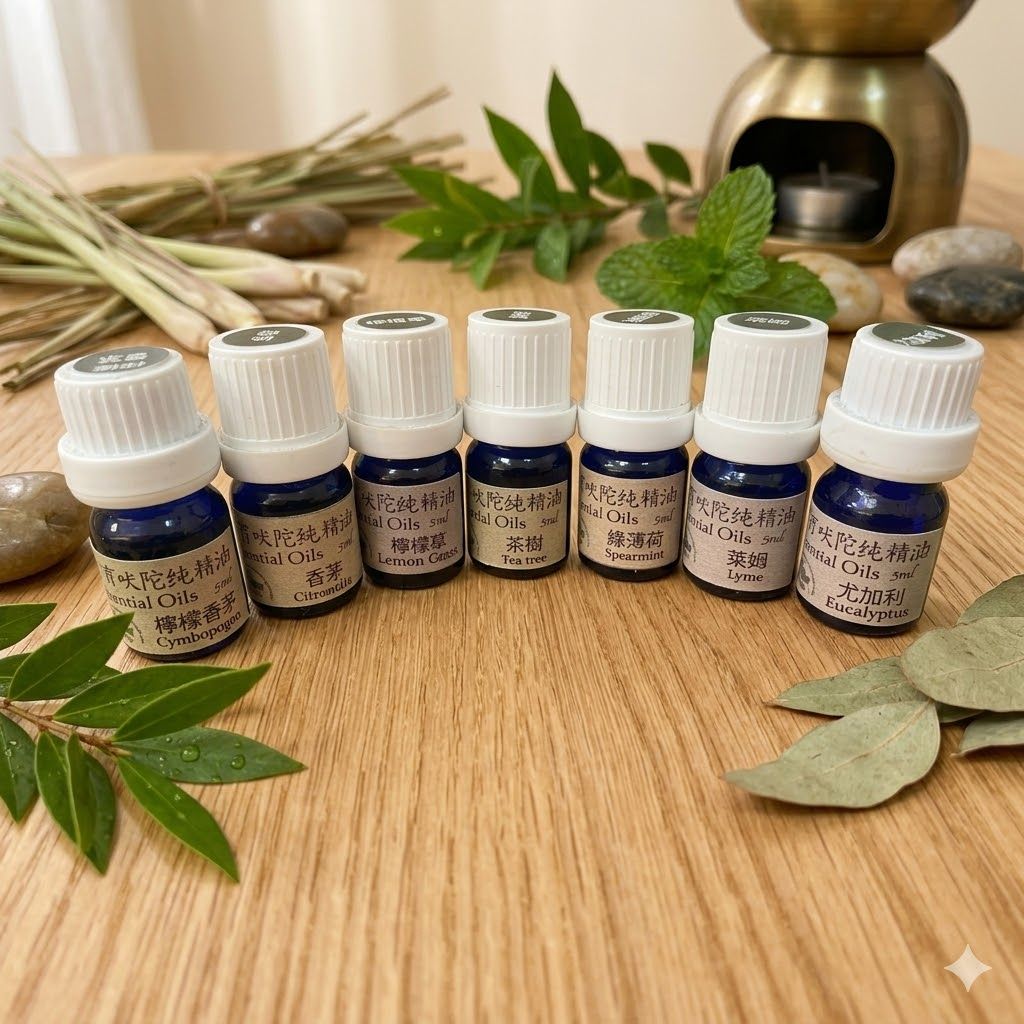 阿育吠陀（斯里蘭卡）大地精華 Essential Oils 草科精油 收集瓶 5ml［台灣現貨］