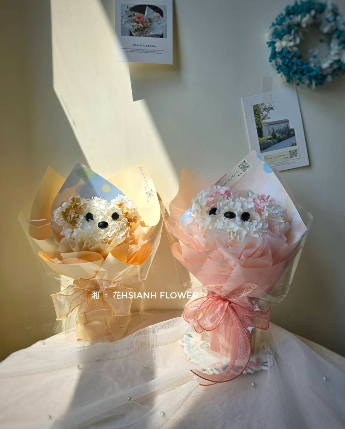 永生花動物花束 🐶🐱