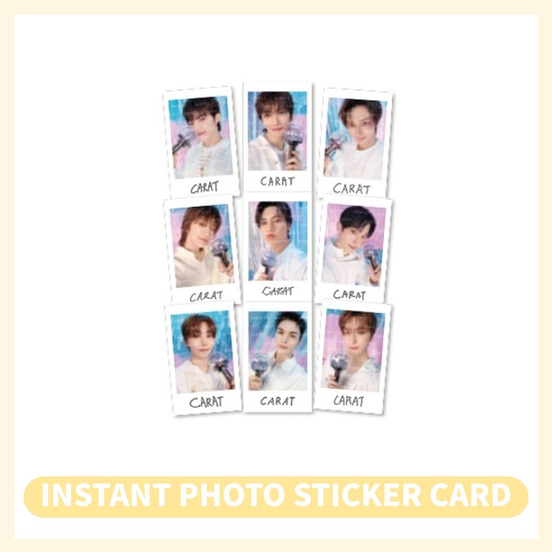 INSTANT PHOTO STICKER CARD（卡貼）