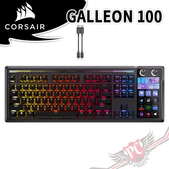 PC PARTY 海盜船 CORSAIR GALLEON 100 SD 海皇 STREAMDECK 多媒體 機械鍵盤