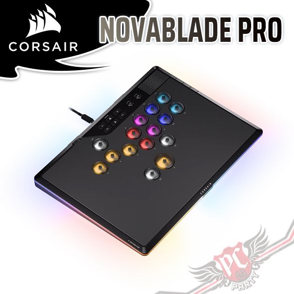 PC PARTY 海盜船 CORSAIR NOVABLADE 星刃 Pro V2 無線 MGX磁軸 格鬥控制器