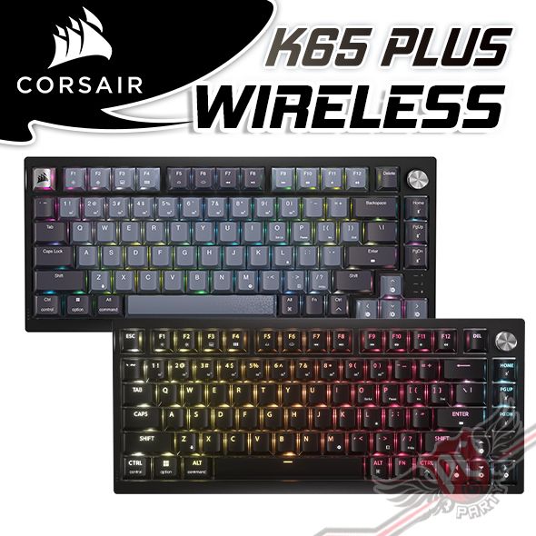 PCPARTY CORSAIR 海盜船 K65 PLUS WIRELESS 三模無線機械式鍵盤