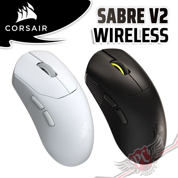 PC PARTY 海盜船 CORSAIR SABRE V2 Pro Ultralight 聖劍 超輕量無線滑鼠
