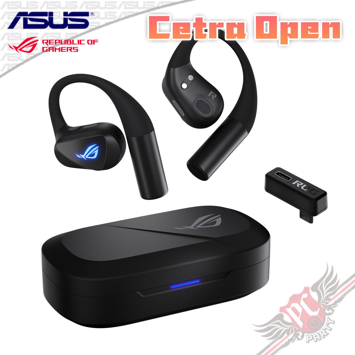 PCPARTY 華碩 ASUS ROG Cetra Open Wireless 電競耳機