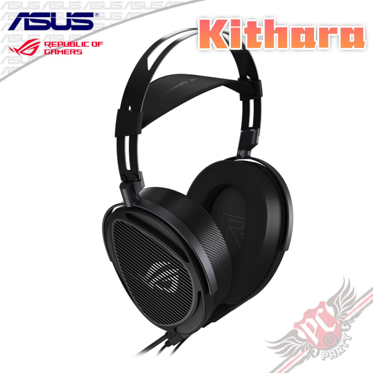 PC PARTY 華碩 ASUS ROG Kithara 平板振膜 電競耳麥