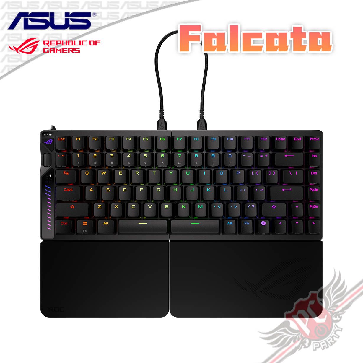 PCPARTY 華碩 ASUS ROG Falcata 分離式磁軸電競鍵盤