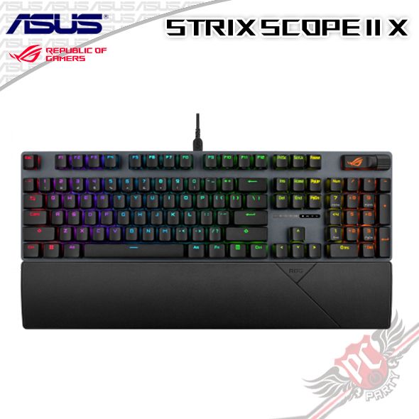 PCPARTY 華碩 ASUS ROG Strix Scope II X 電競鍵盤