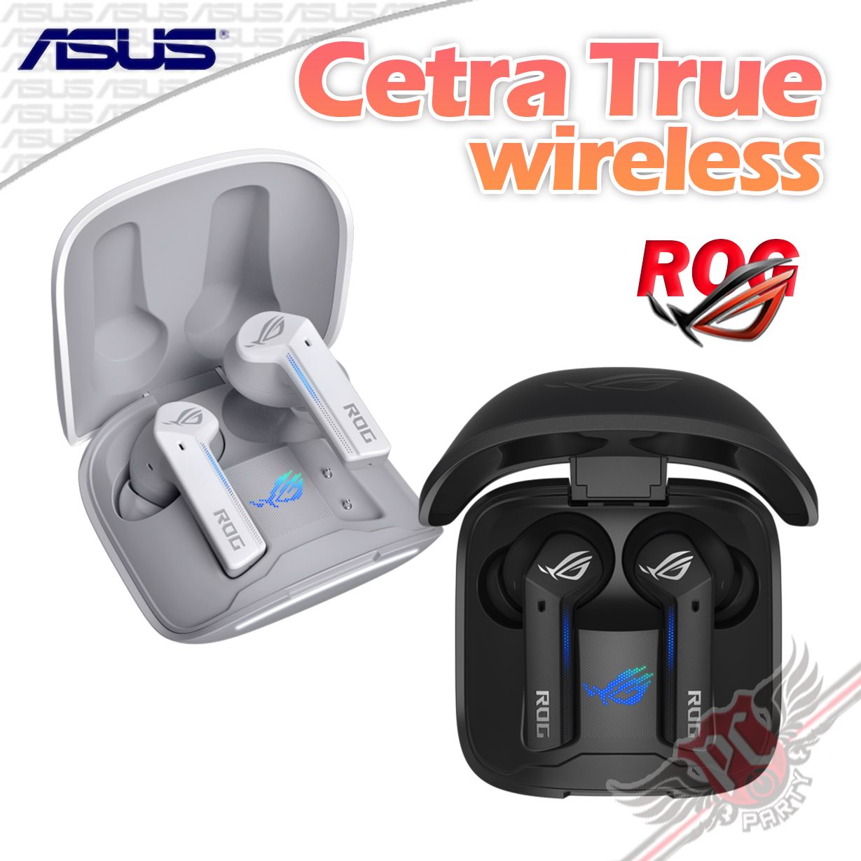 PCPARTY華碩 ASUS ROG Cetra True  真無線藍芽耳機