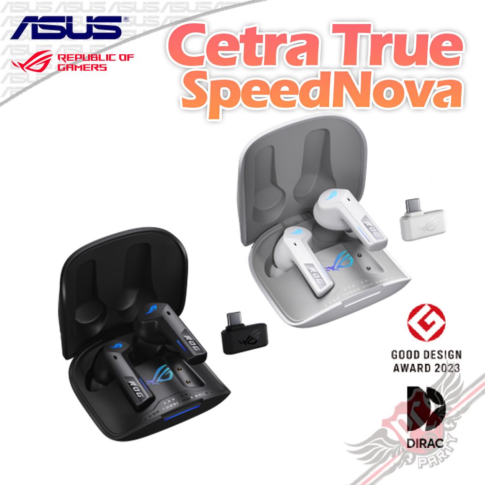 PCPARTY 華碩 ASUS ROG Cetra True SpeedNova 真無線藍芽耳機