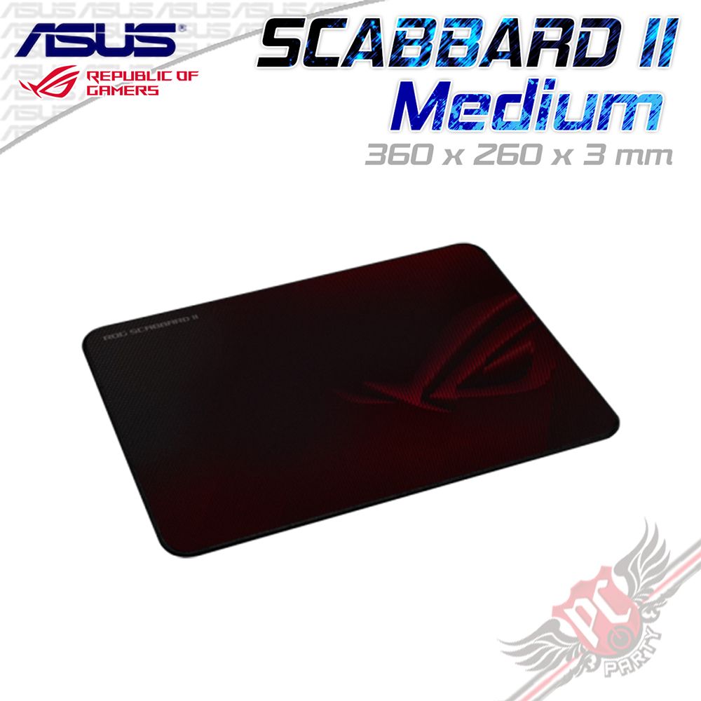 PCPARTY  華碩 ASUS ROG Scabbard II Medium 電競 滑鼠墊