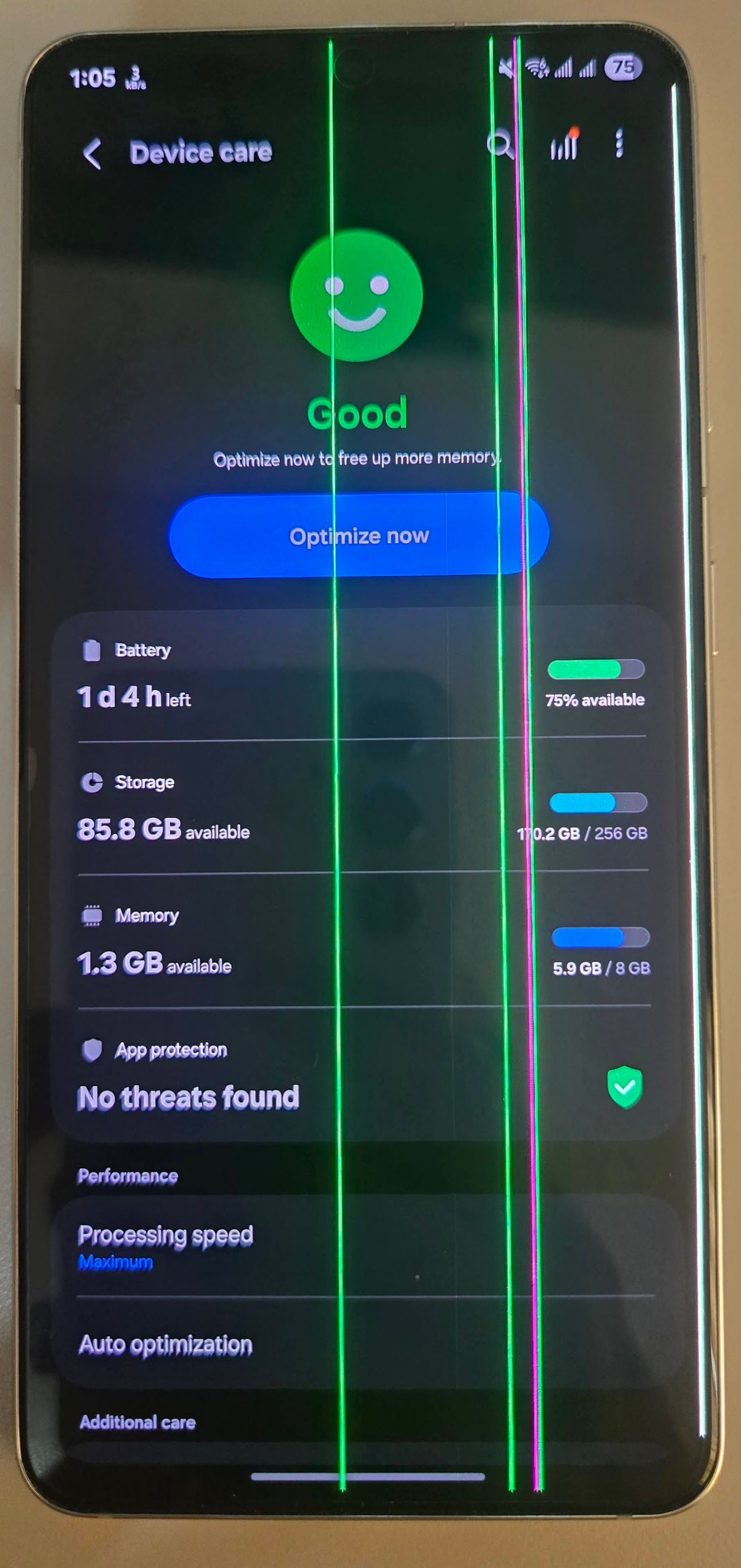 Samsung S21 8g/256g綠線