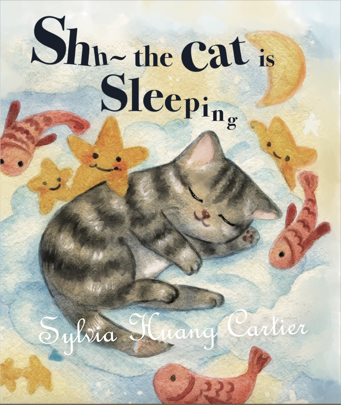 Shh~ the cat is sleeping 英文原創繪本