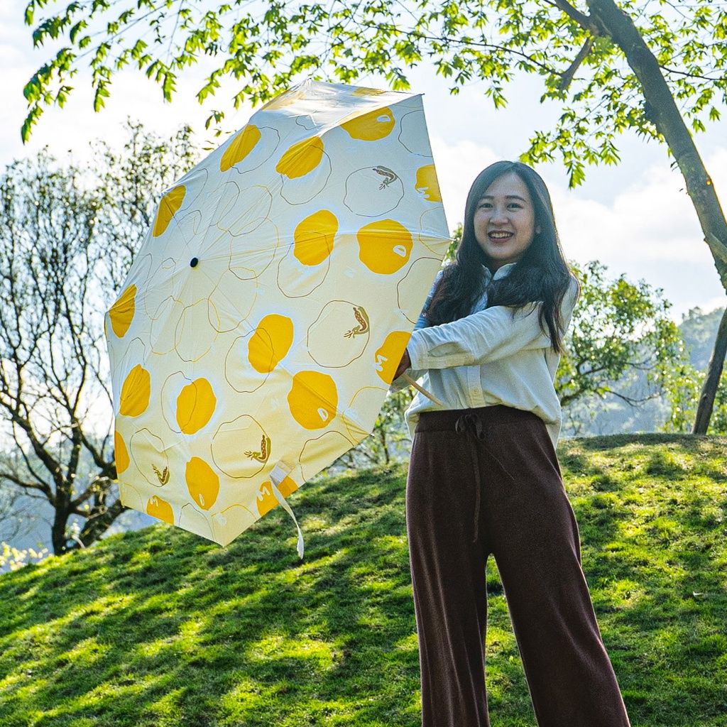 斑比山丘 │ 防曬摺疊傘〔晴雨兩用/抗UV/防風傘骨/梅花鹿/雨傘〕