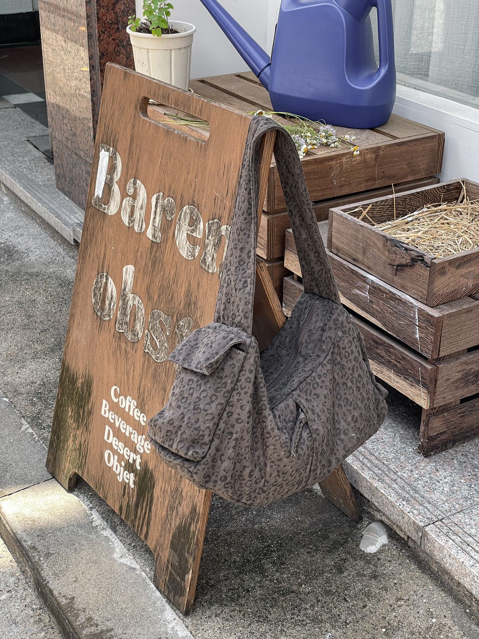 Pangkupangku 韓國選品 質感豹紋手提肩背包