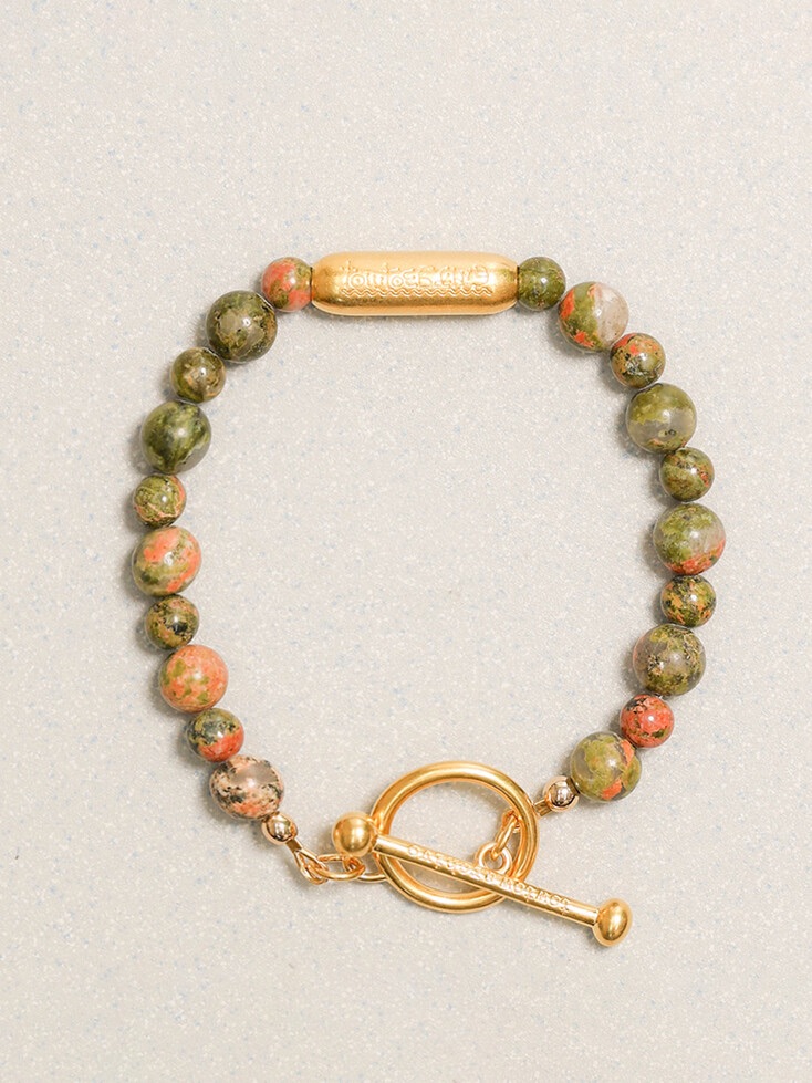 towtow.archive MARTIN同款 手鏈 Phil Logo Symbol Bracelet Green