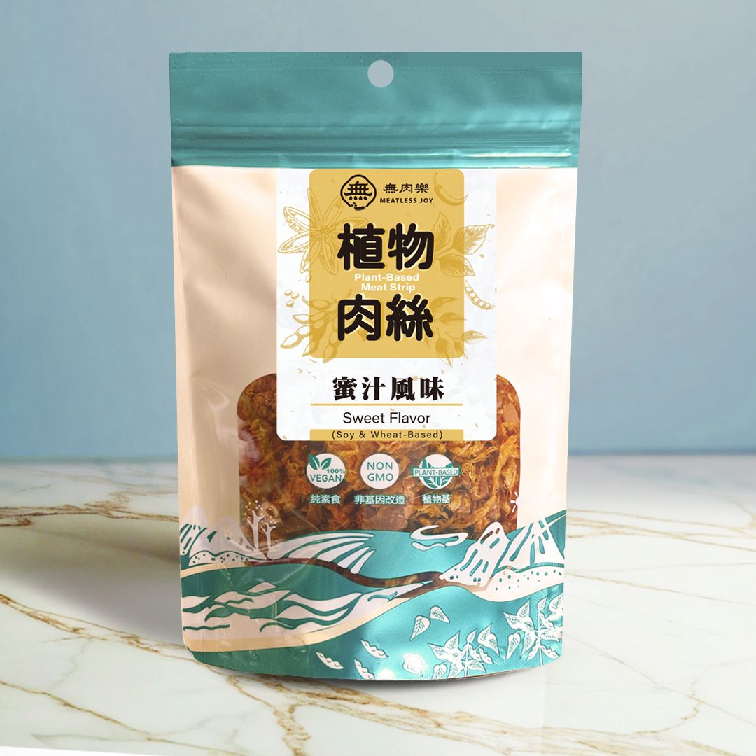 無肉樂-植物肉絲-蜜汁風味