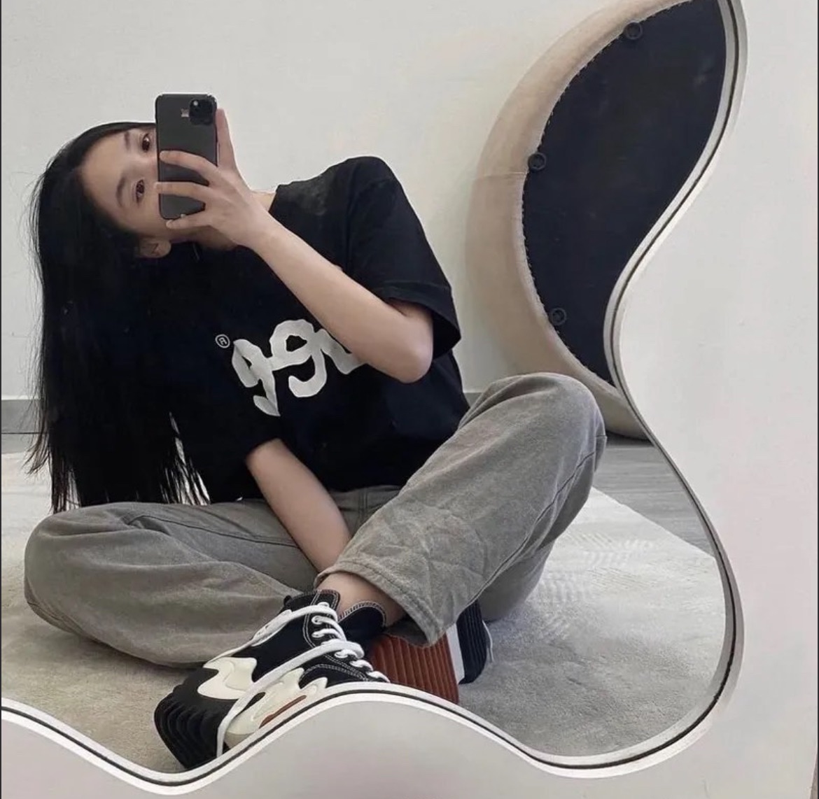 Lee  經典logo 短袖 t恤 黑s