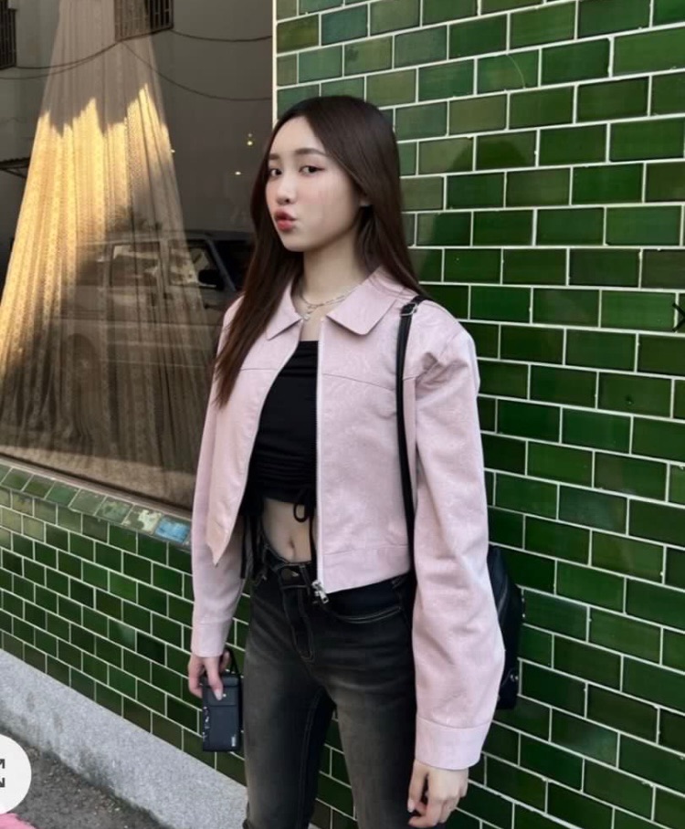 正韓🇰🇷9.amez Blink ᥫ皮外套
