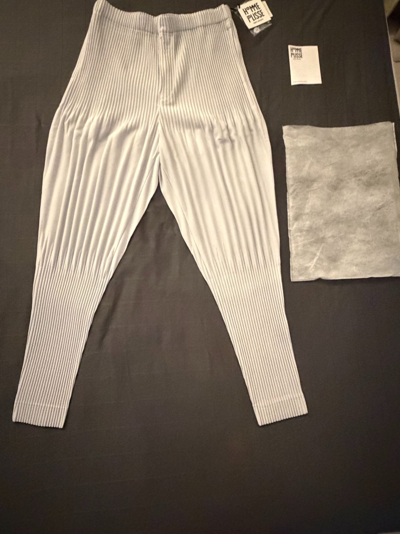 Homme Plisse Issey Miyake （熱壓紋長褲）