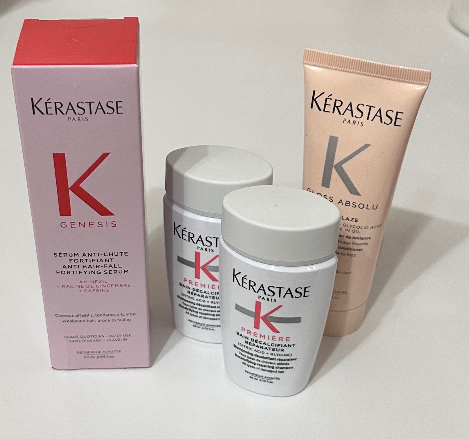 粉漾精華90ml+白鑽髮浴80ml*2+釉光髮乳75ml