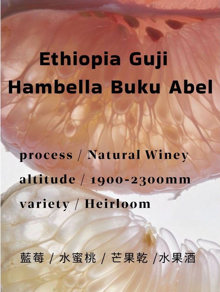 衣索比亞 Guji Hambella Buku Abel｜Natural Winey 酒香日曬