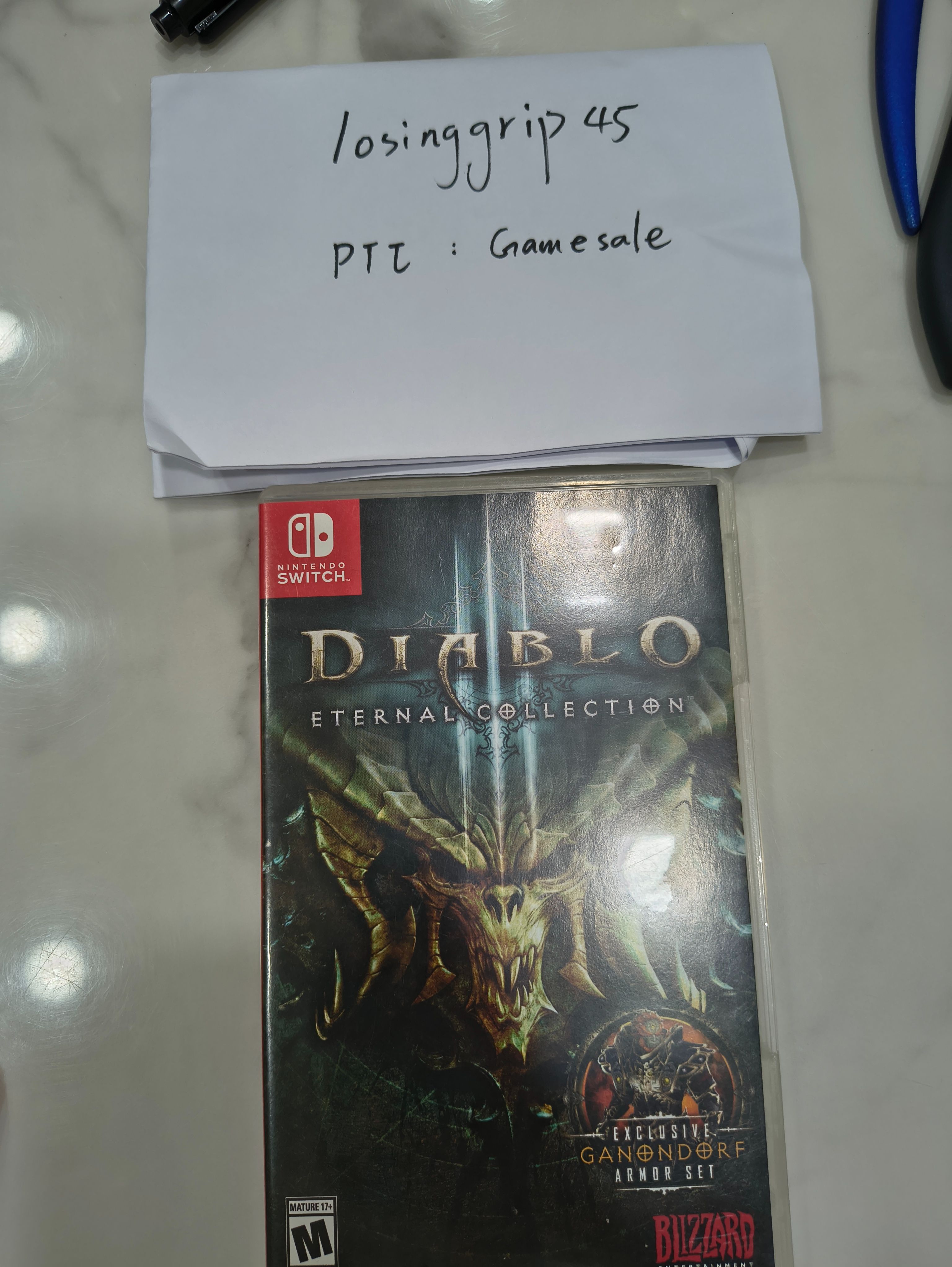 NS1版 二手 暗黑破壞神3