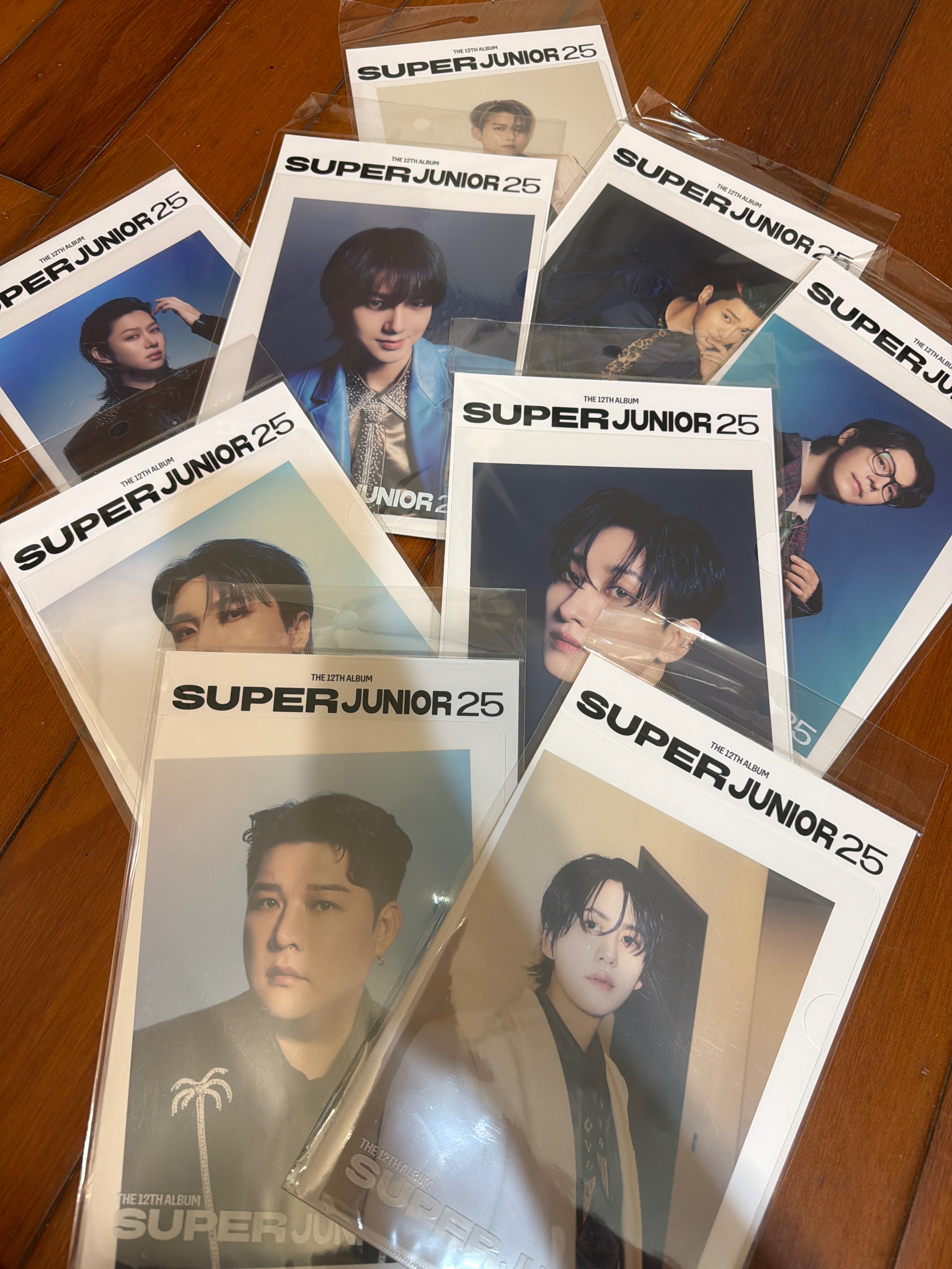 Super junior 25 閃卡明信片組（無閃卡）