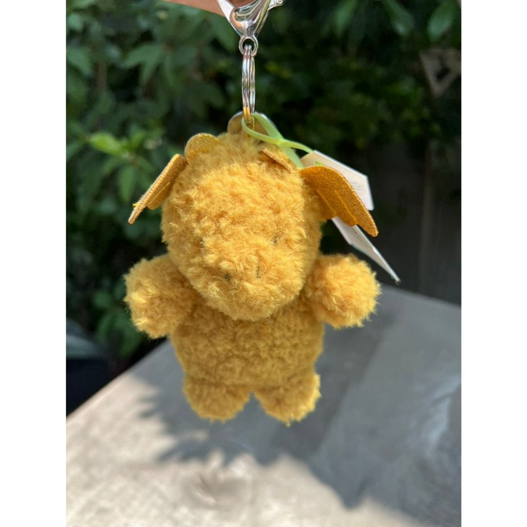 【🔥現貨快速出貨】Jellycat 正品英國購入｜Little Dragon Bag Charm 金龍吊飾 鑰匙圈