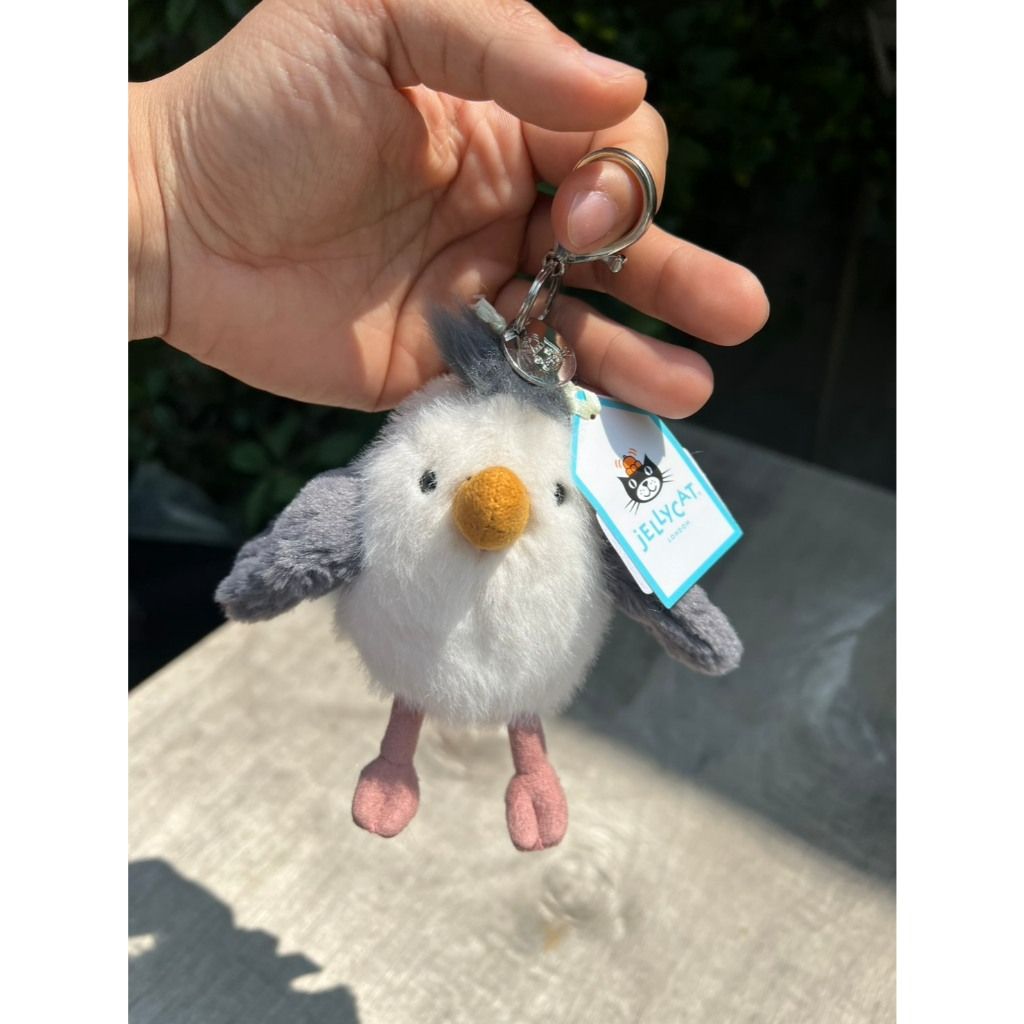 【🔥現貨快速出貨】Jellycat 正品英國限定｜Chip Seagull 海鷗吊飾 鑰匙圈 包包掛飾