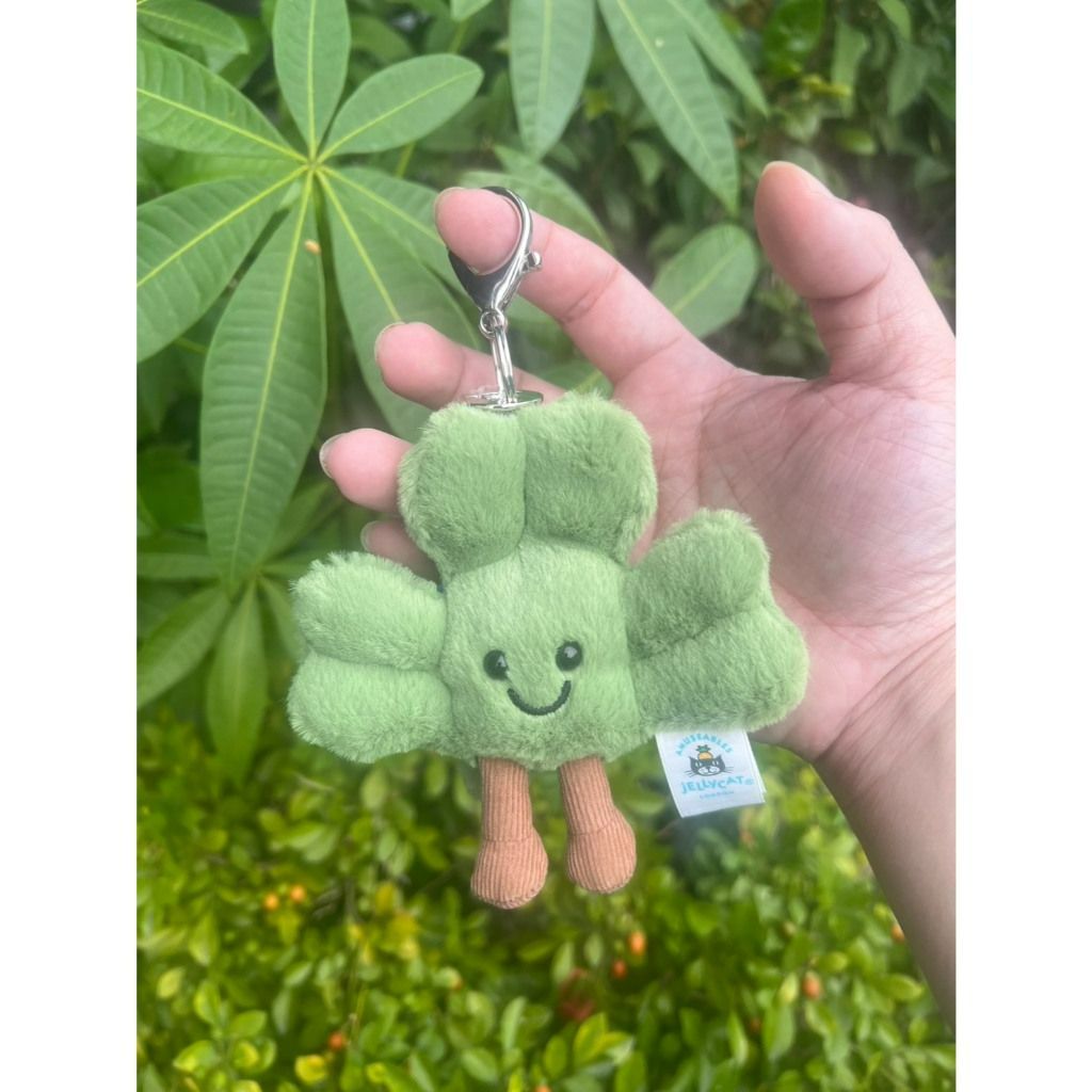 現貨 Jellycat  Amuseables 四葉草包包掛飾｜幸運加倍🍀