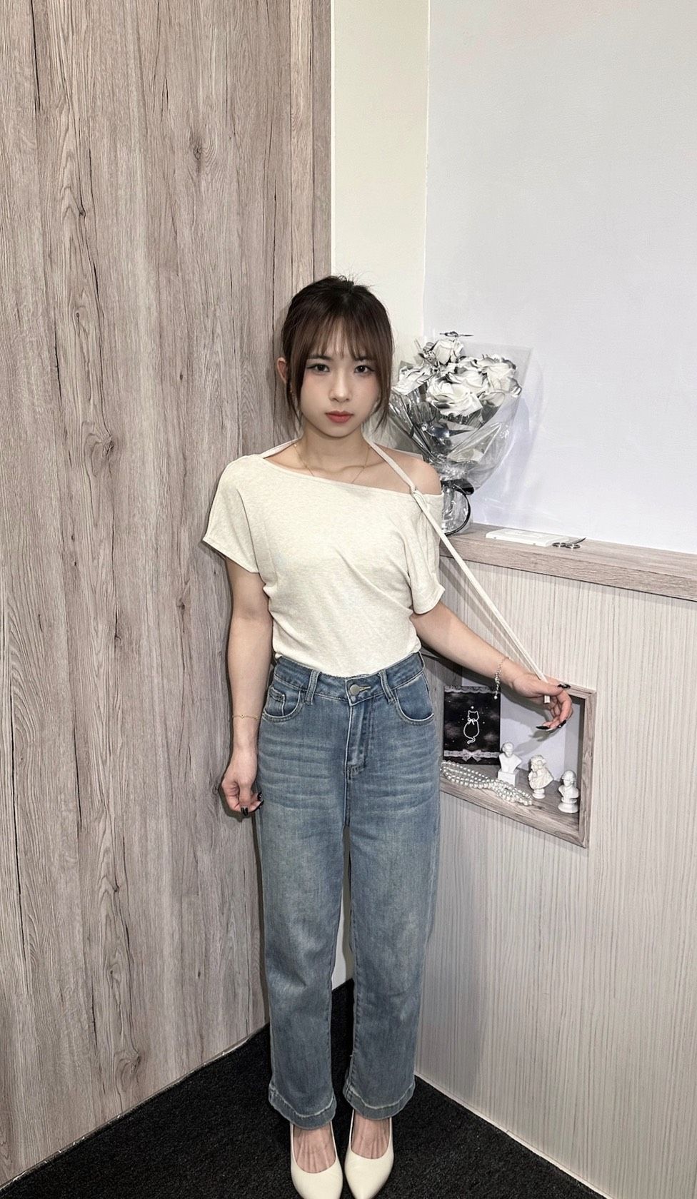 窄版直筒褲*小個子女孩的福音*-XXS XS