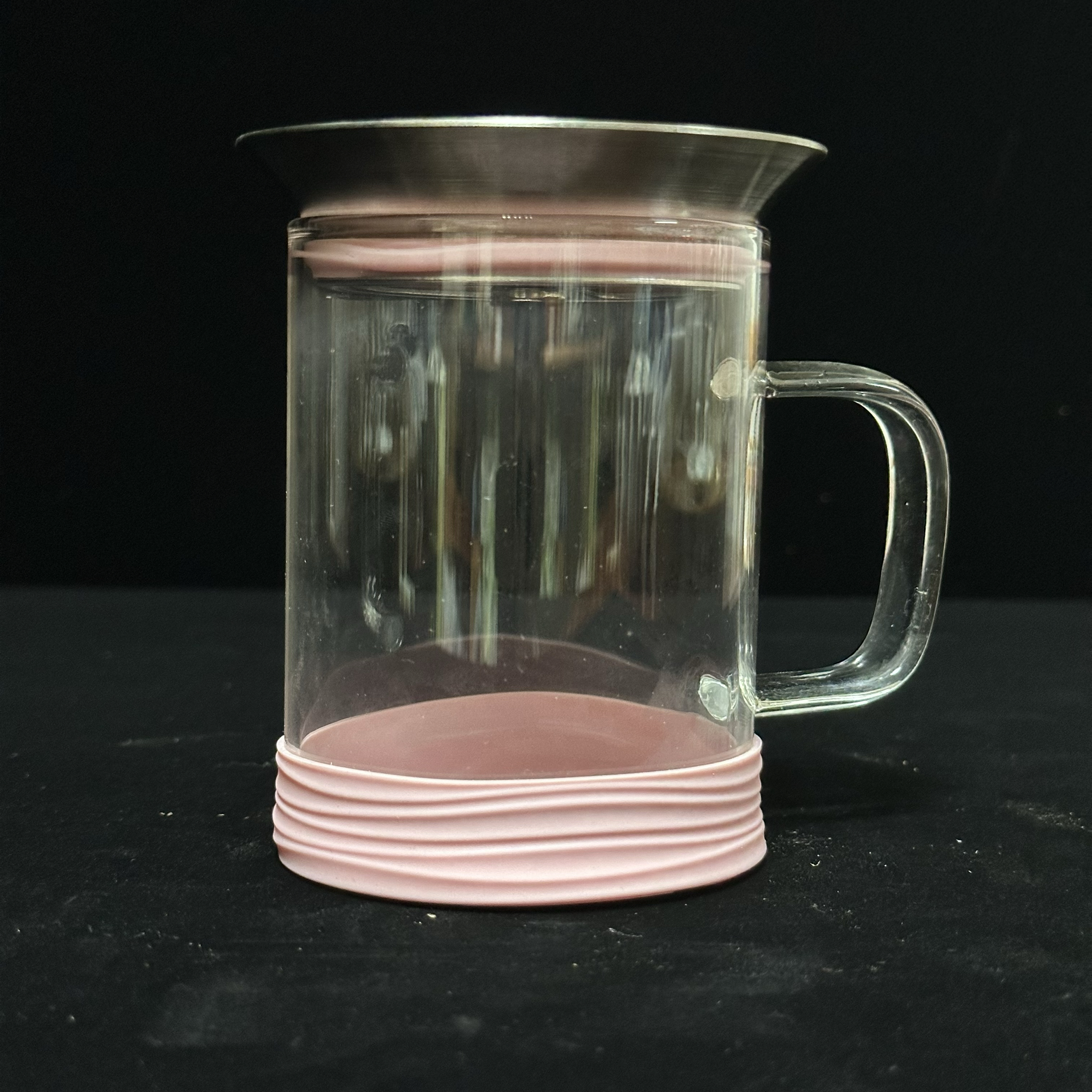 玻璃過濾式泡茶杯（顏色隨機出貨）