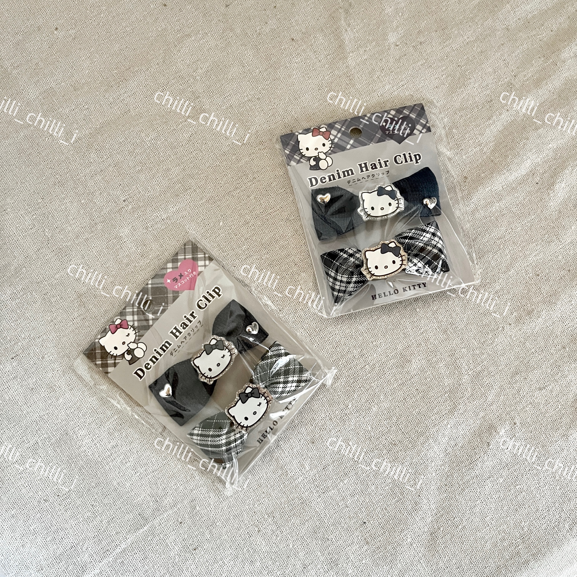三麗鷗學院風牛仔髮夾
