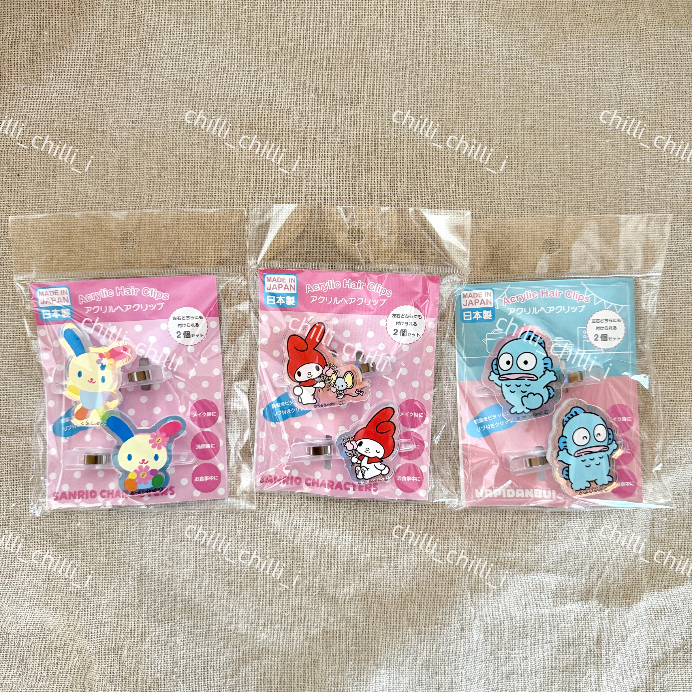 三麗鷗新品極光髮夾