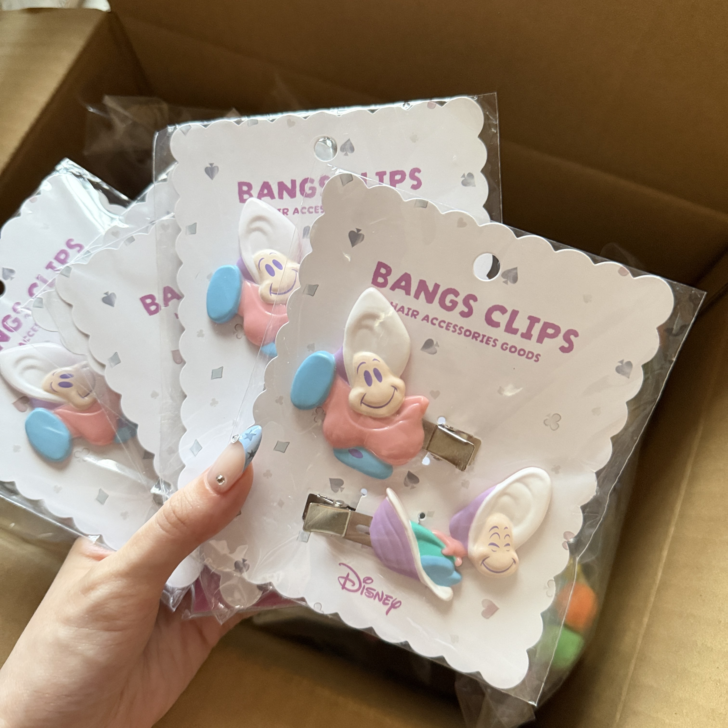 迪士尼牡蠣奶奶卡哇伊髮夾 現貨