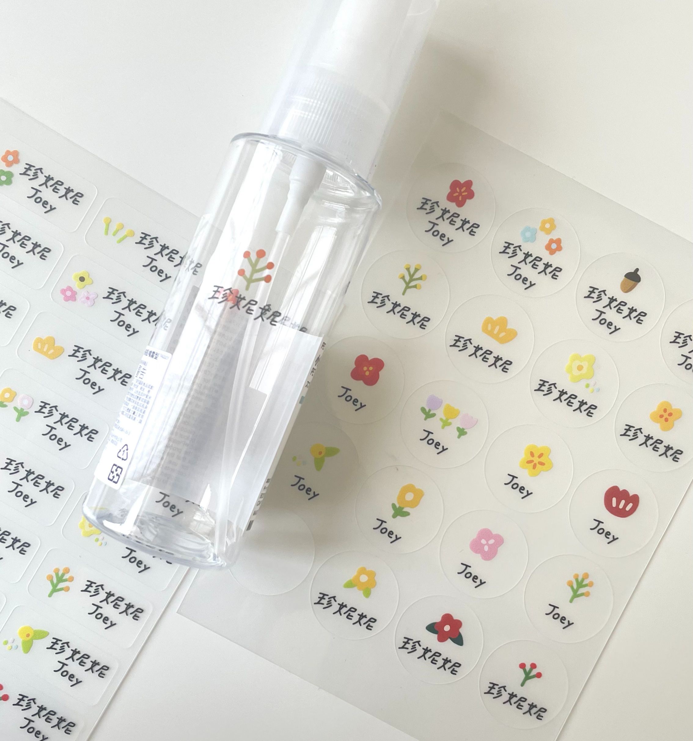 🌻 小花朵｜客製化圖鑑姓名貼