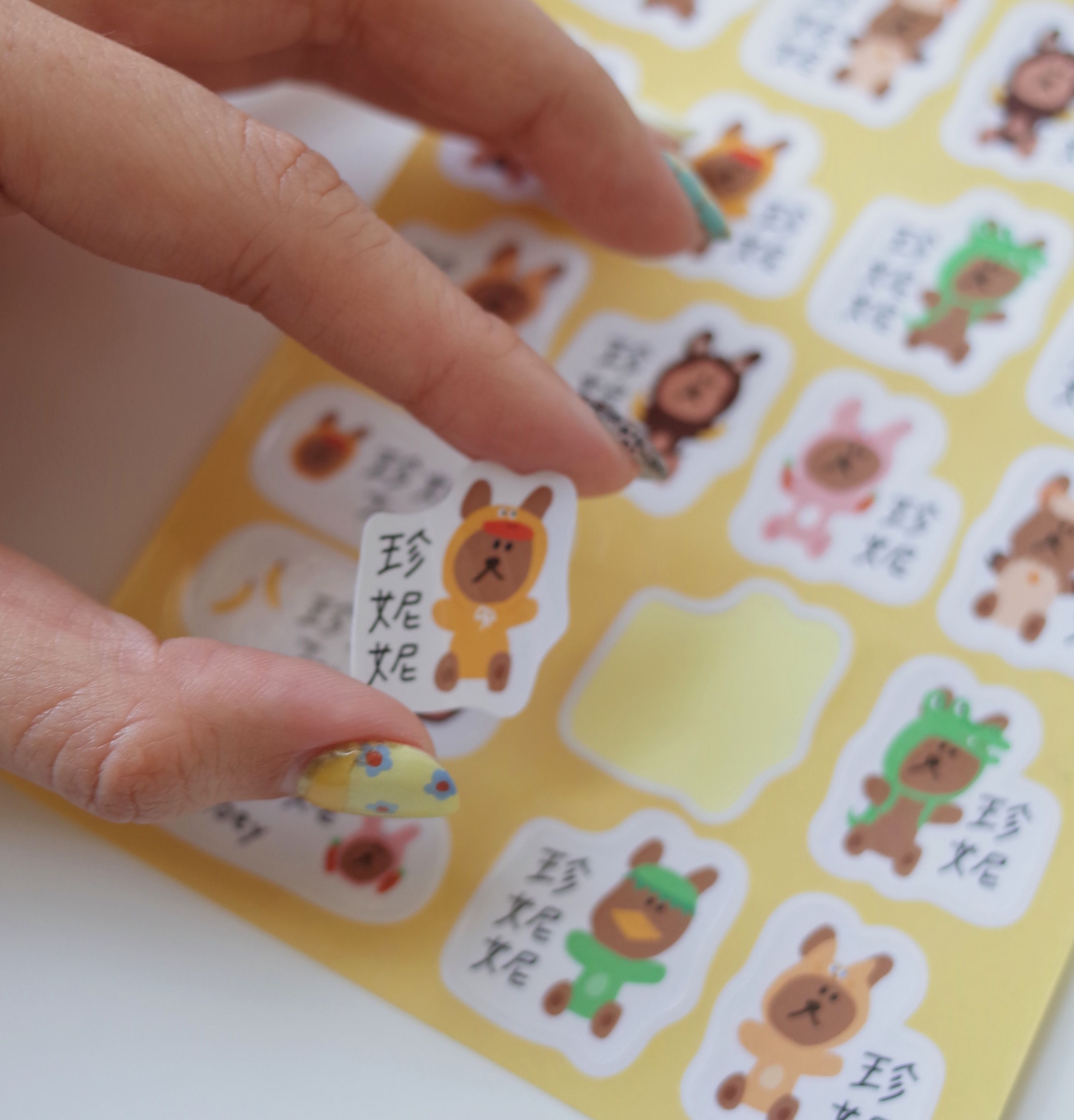 🐵 動物小熊 | 客製化圖鑑姓名貼