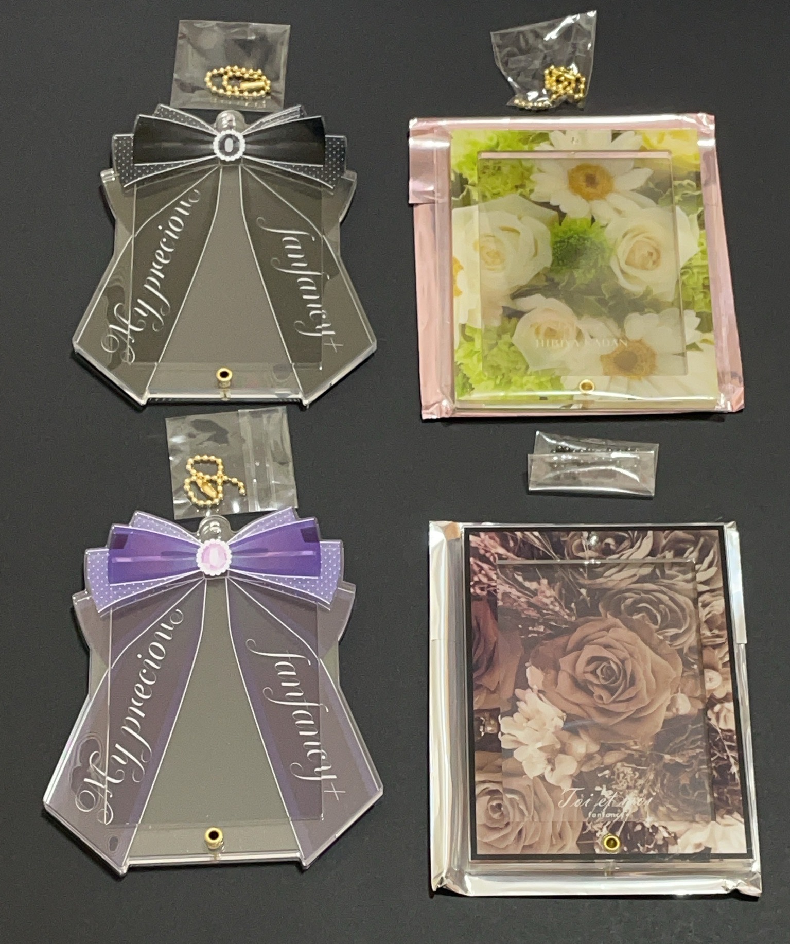台北限定蝴蝶結🎀（無原袋）、花壇系列（有原袋）