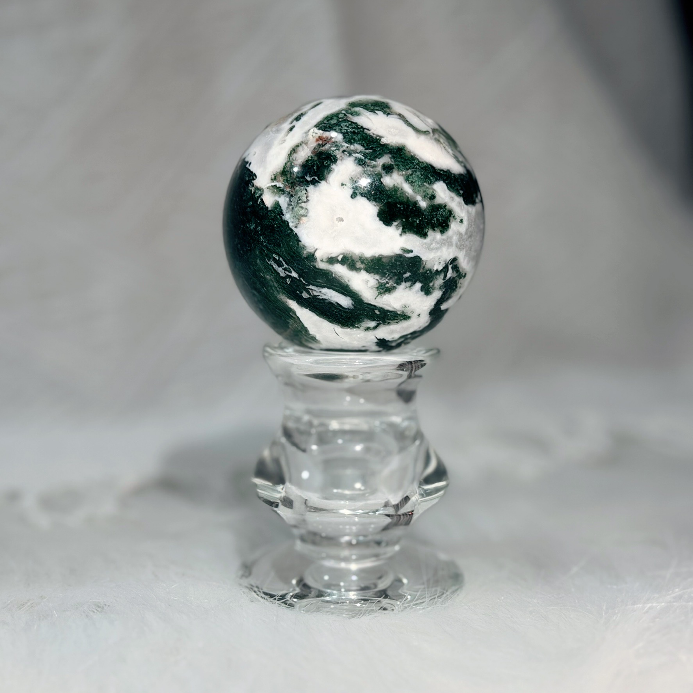 ⬤雲海水草瑪瑙球 5.8cm 🫶🏻