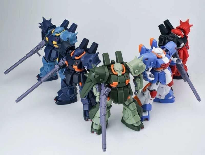 AK模型 PB限定 1/144 高性能渣古 HI-ZACK CUSTOM拼装模型