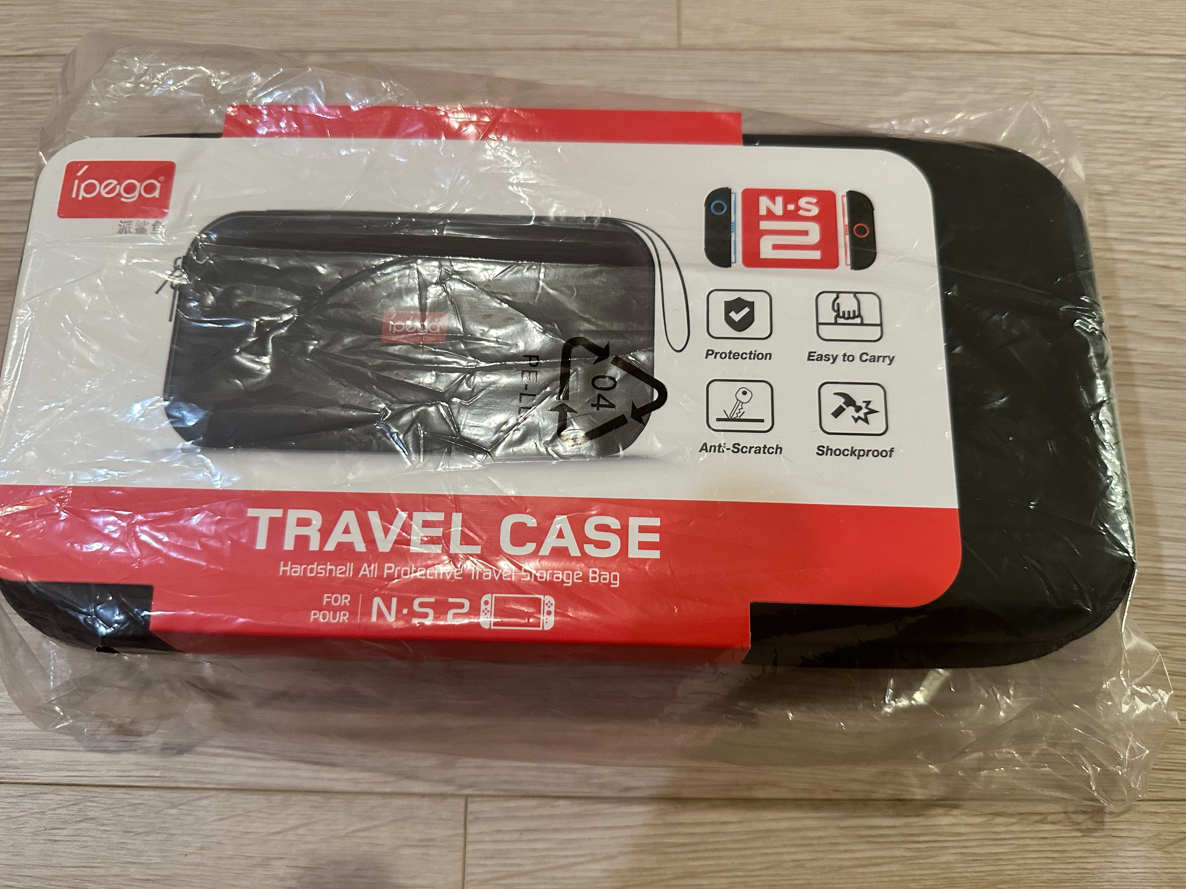 ipega 派鯊魚 NS2 保護便攜包 + NS2 鋼化玻璃保護貼 全新未拆