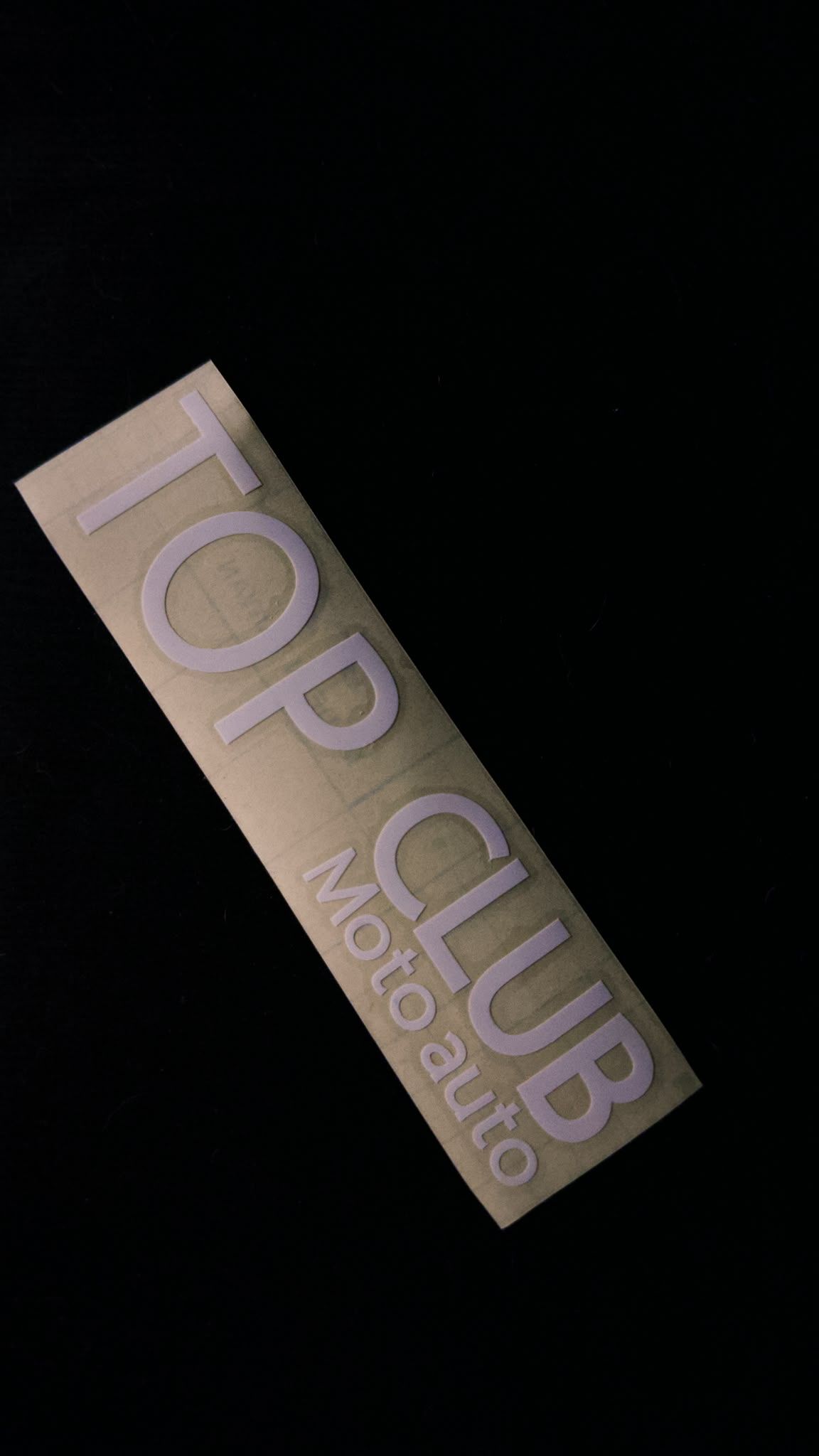 TOP CLUB sticker/白