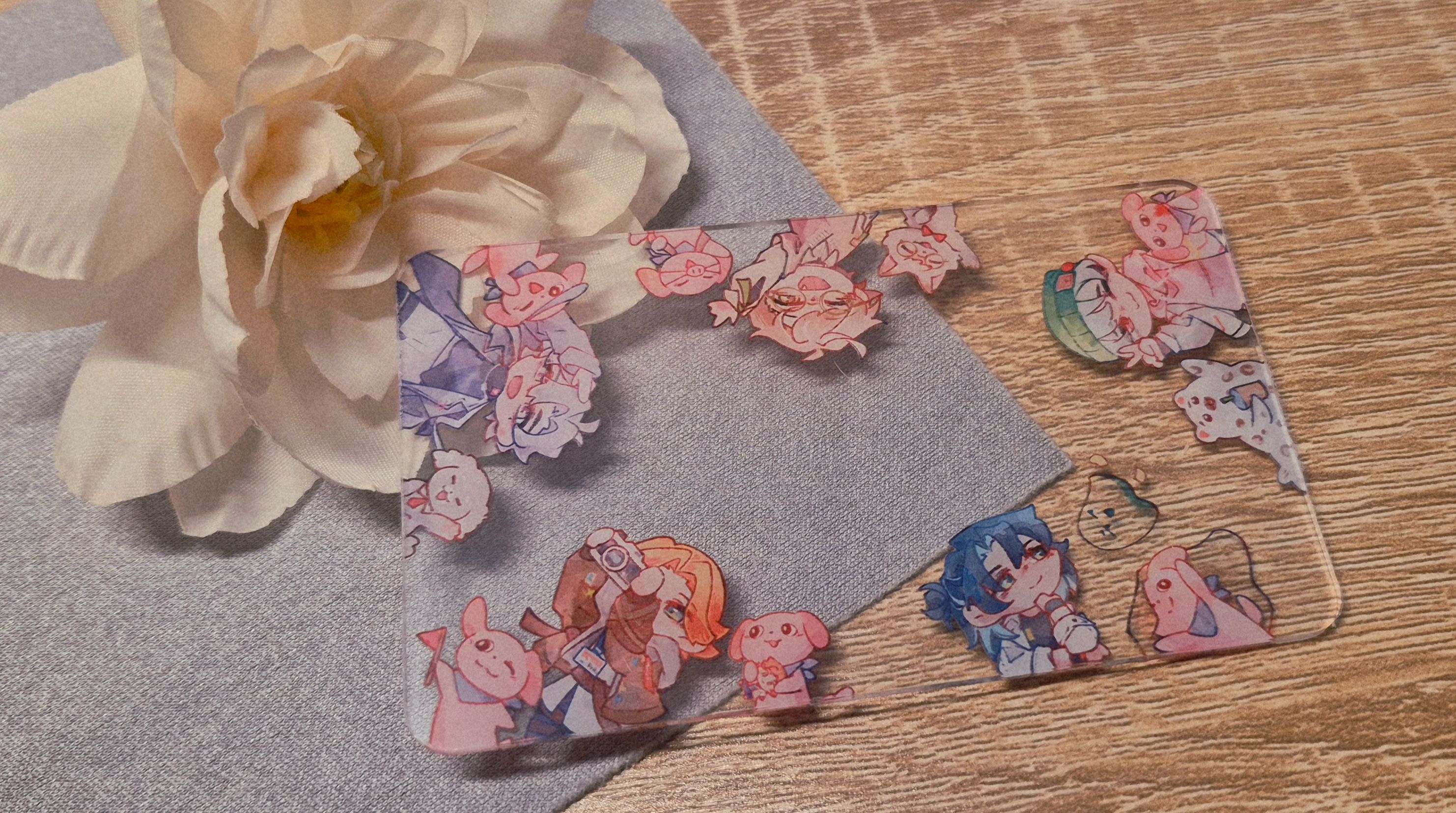 《西瓜甜不甜》55x90mm壓克力透卡
