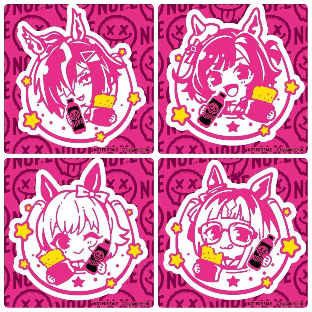 50% off ！【ギルティ炭酸「NOPE」×『ウマ娘』コラボ！】限量小貼紙 （2026年6月發售）