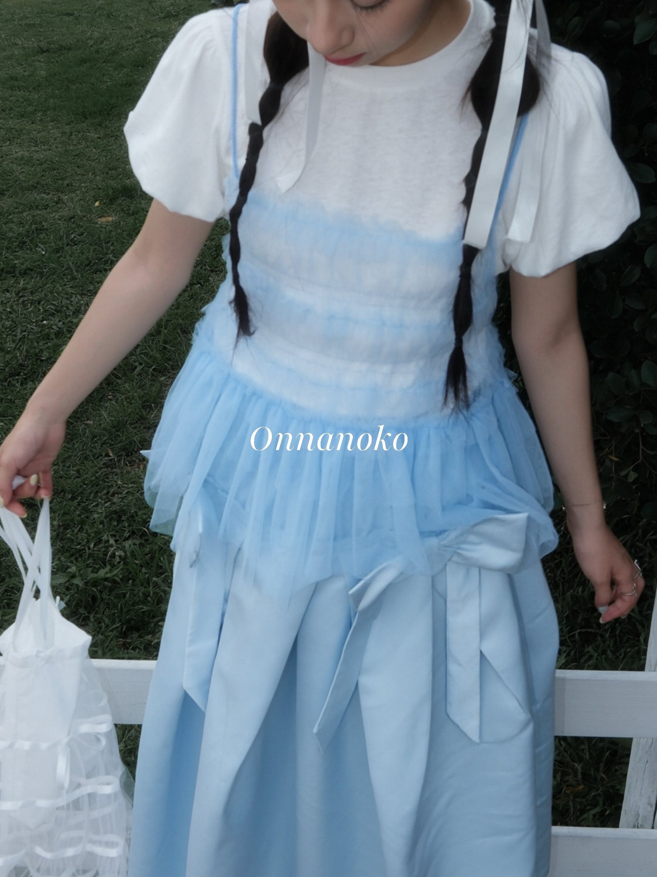 ONNANOKO / 森息 02 — 眠夏 涼感空氣褶皺泡泡袖上衣