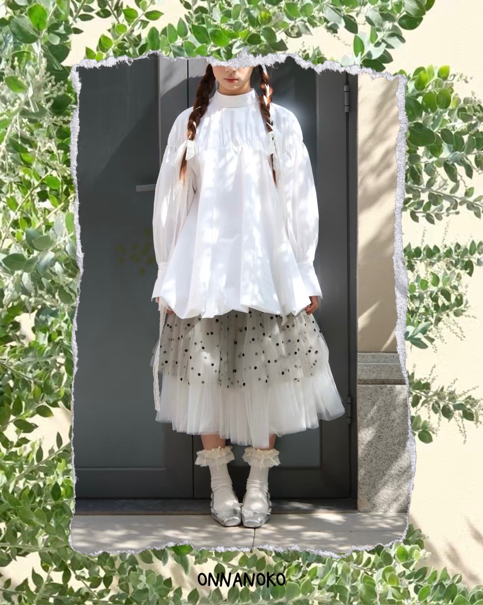 02 ★ 初秋／植絨波點澎澎紗裙