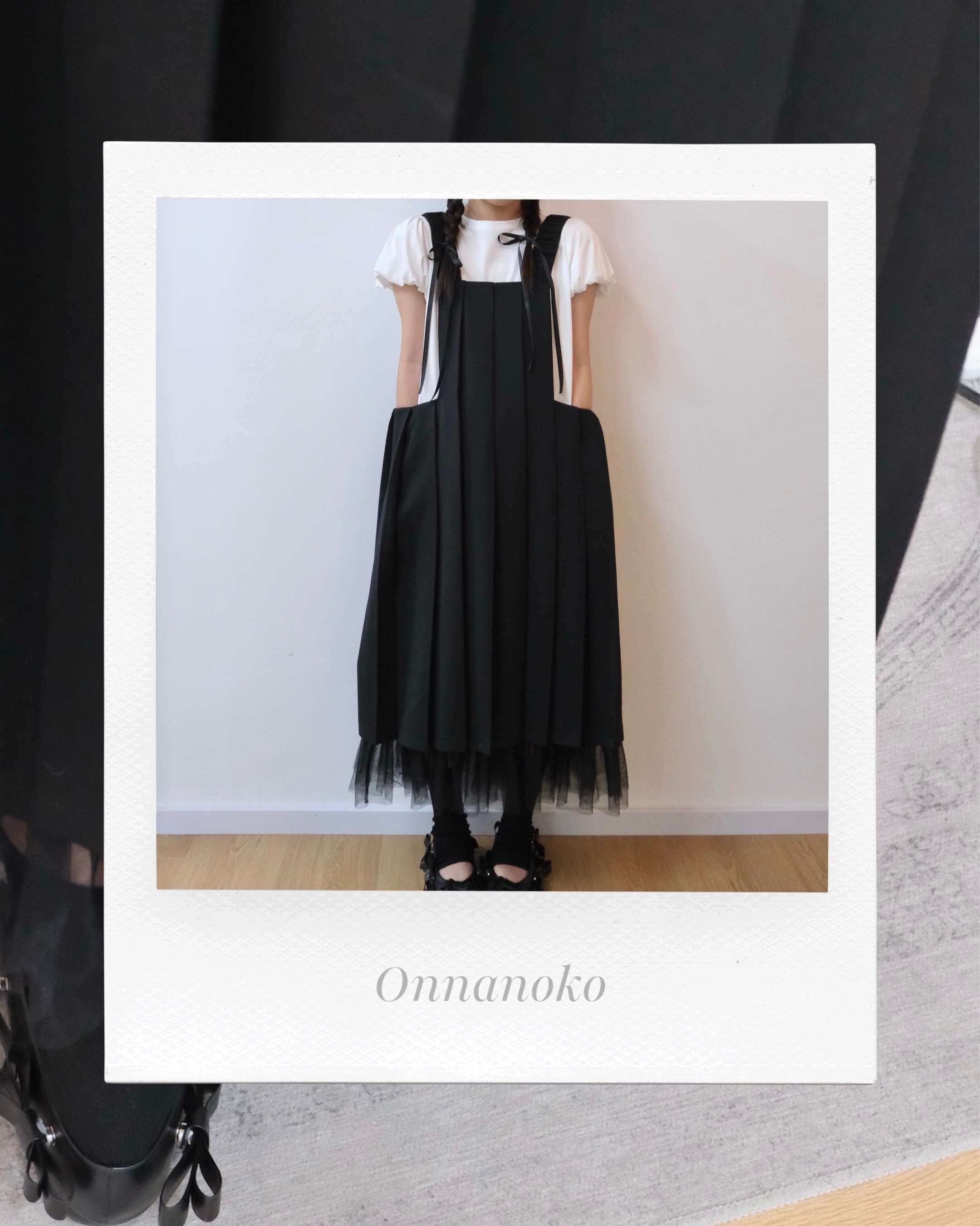 ONNANOKO / 眠月 01 — 靜謐獨白 純手工百褶背心裙