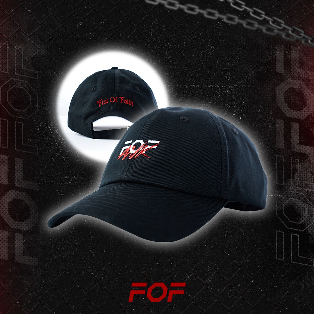 Fist of Faith Demon Black DAD HAT 拳願 惡魔黑老帽