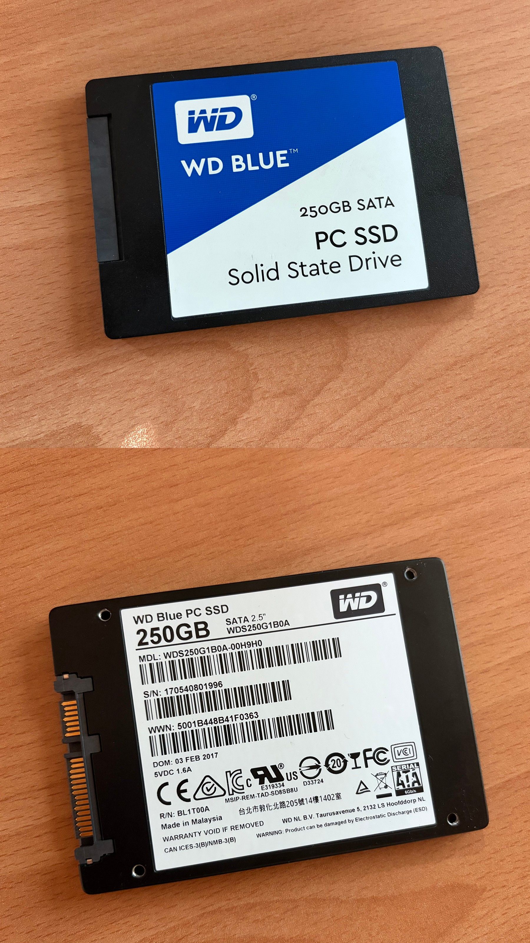 WD BLUE 250G